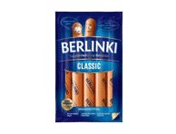 Virtos rūkytos kiaul. ir višt. dešrelės BERLINKI, II r., 250 g