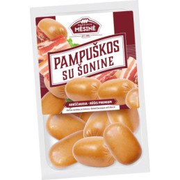 Virtos sardelės PAMPUŠKOS su šonine, kg, ~1 kg