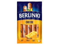 Virtos vištienos dešrelės su sūriu BERLINKI, II r., 250 g