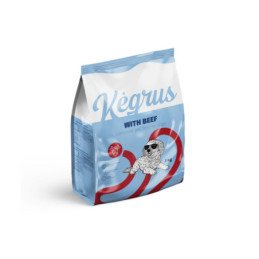 Visavertis ėdalas KĖGRUS, šunims, su jautiena, 3 kg