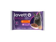 Visavertis konservuotas vyresnio amžiaus kačių pašaras padaže su vištiena LOVETT MIX 7+, 400 g