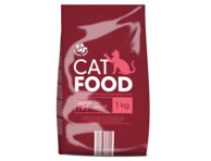 Visavertis sausas kačių ėdalas su mėsa, 1 kg