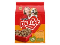 Visavertis šunų ėdalas DARLING su paukštiena ir daržovėmis, 3 kg