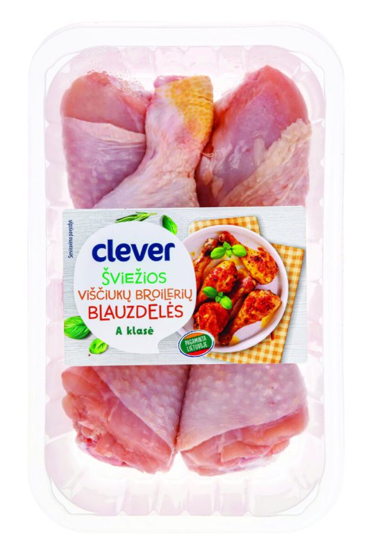 Viščiukų broilerių blauzdelės CLEVER, 1 kg