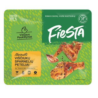 Viščiukų sparnelių peteliai su tradiciniu marinatu FIESTA, 850 g