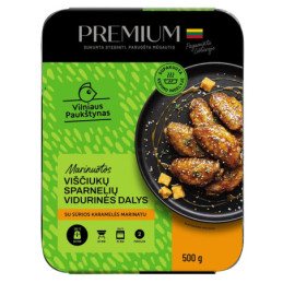 Viščiukų sparnelių vidurinės dalys su sūrios karam.marinatu, 500 g