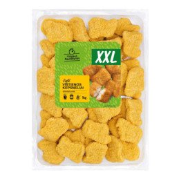 Vištienos kepsneliai džiūvėsėliuose, 1 kg