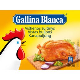 Vištienos sultinys GALLINA BLANCA, 150 g, 15 vnt