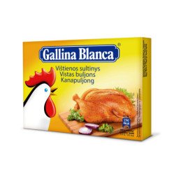 Vištienos sultinys GALLINA BLANCA, 80 g, 8 vnt