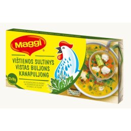 Vištienos sultinys MAGGI su krapais ir petražolėmis, 120 g