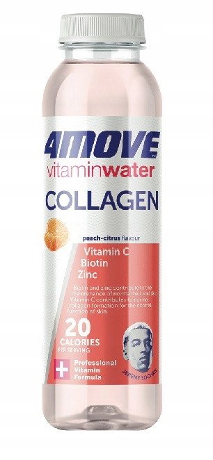 Vitamininis vanduo 4MOVE, Active Water Collagen, PET, 556 ml