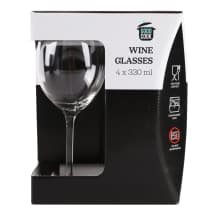 Vyno taurės GOOD COOK, 4 vnt., 330 ml