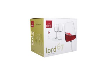 Vyno taurės RONA Lord, 6 vnt., 670 ml