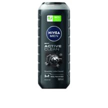 Vyr. dušo želė NIVEA MEN ACTIVE CLEAN, 500 ml