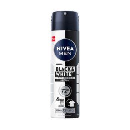 Vyr. purškiamas dezodorantas NIVEA black & white, 150 ml