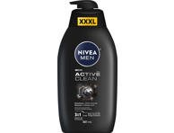 Vyriška dušo želė NIVEA MEN Active Clean XXXL, 887 ml