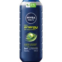 Vyriška dušo želė NIVEA MEN ENERGY, 500 ml