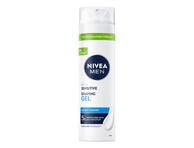 Vyriška skutimosi želė NIVEA MEN SENSITIVE jautriai odai, 200 ml