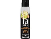 Vyriškas purškiamasis dezodorantas FA MEN SPORT ENERGY BOOST, 150 ml