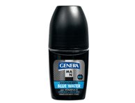 Vyriškas rutulinis dezodorantas GENERA BLUE WATER, 50 ml
