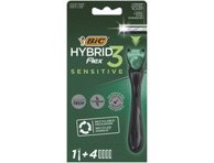Vyriškas sisteminis skustuvas BIC FLEX3 HYBR.SENSIT., 2galv., 1 vnt