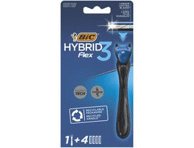 Vyriškas sisteminis skustuvas BIC FLEX3EASY HYBRID, 4 galv., 1 vnt