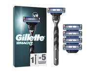Vyriškas sisteminis skustuvas GILLETTE MACH3, 5 galvutės, 1 vnt