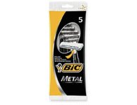 Vyriškas vienkartinis skustuvas BIC1 METAL, 5 vnt., 5 vnt
