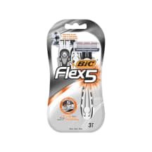 Vyriški vienk. skustuvai BIC FLEX5, 3 vnt