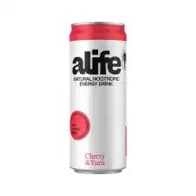 Vyšn. ir yuzu sk. energ. gėrimas ALIFE, 0.33 l
