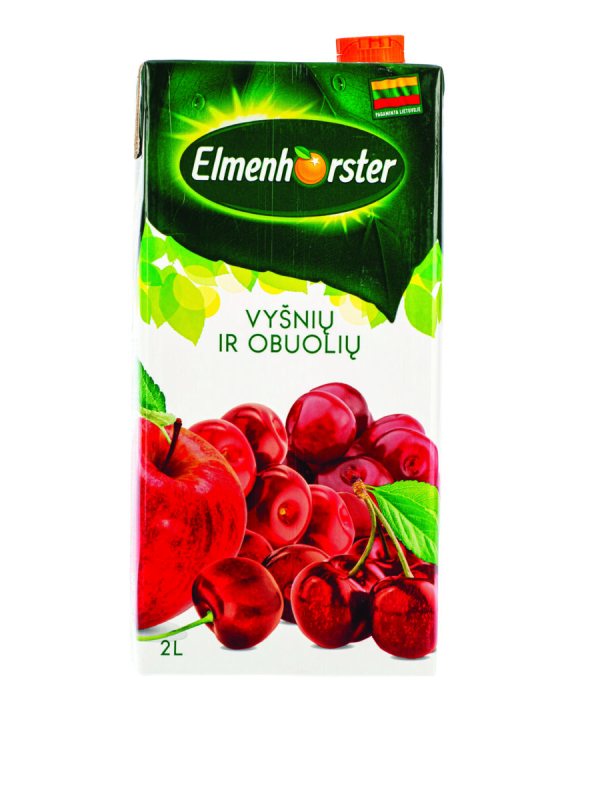 Vyšnių ir obuolių sulčių gėrimas 14% ELMENHORSTER, 2 l