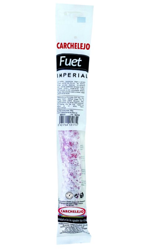 Vytinta dešra FUET IMPERIAL Pirma rūšis Pirma rūšis, 150 g