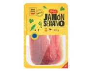 Vytintas pjaustytas ispaniškas kumpis SERRANO WELL DONE, 100 g