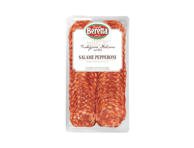 Vytintas pjaustytas BERETTA aštraus skonio saliamis PEPPERONI, nerūš., 80 g