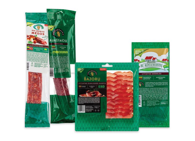 Vytintiems mėsos gaminiams KREKENAVOS