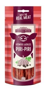 Vytintos kiaulienos lazdelės PIRI-PIRI, aštrios, 70 g