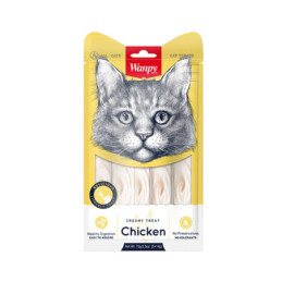 Wanpy Creamy treats skanėstas katėms, su vištiena, 70 g, 5 x 14 g