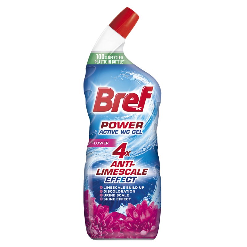 WC valiklis BREF Power Aktiv Flower, 750 ml