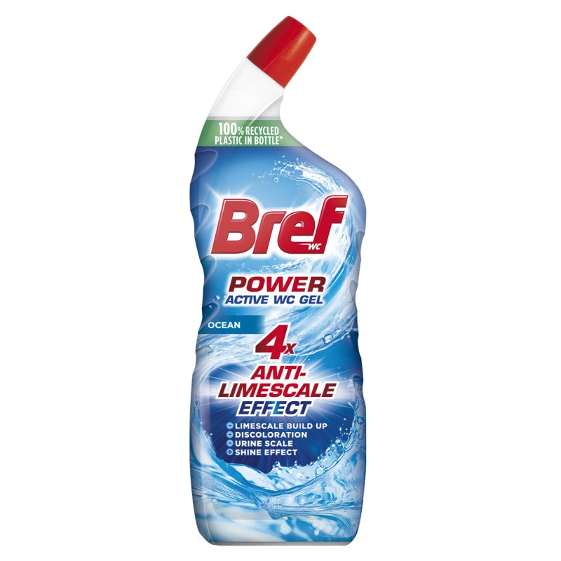 WC valiklis BREF Power Aktiv Ocean, 750 ml