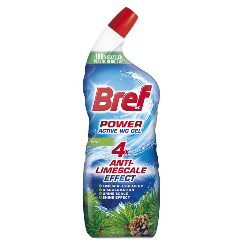 WC valiklis BREF Power Aktiv Pine, 750 ml