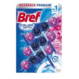 WC valiklis-gaiviklis BREF FRESH FLOWER, 3 x 50 g