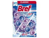 WC valiklis-gaiviklis BREF POWER AKTIV LAVENDER;, 100 g, 2 x 50 g