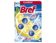 WC valiklis-gaiviklis BREF POWER AKTIV LEMON, 100 g