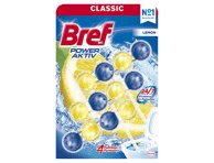 WC valiklis-gaiviklis BREF POWER AKTIV LEMON, 150 g