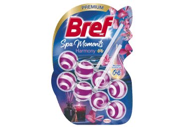 WC valiklis - gaiviklis BREF Spa Moments Harmony, 2 x 50 g