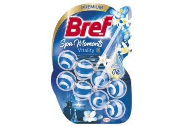 WC valiklis - gaiviklis BREF Spa Moments Vitality, 2 x 50 g