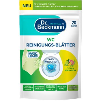 WC valymo lapeliai DR. BECKMANN Citrus Sensation, 20 vnt