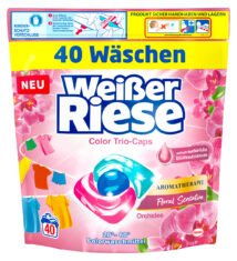 „Weißer Riese” spalvotų audinių skalbiklio trigubos kapsulės