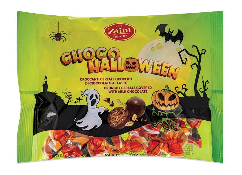 ZAINI CHOCO HALLOWEEN ŠOKOLADINIAI/TRAŠKŪS RUTULIUKAI, 92 g