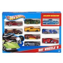 Žaislas 10 automodelių rinkinys HotWheels